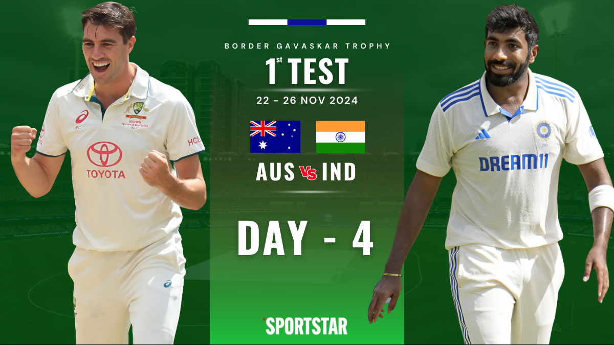 Australia vs India Day 4 Live Score, Border-Gavaskar Trophy 1st Test: AUS 12/3 after Bumrah picks two; IND sets 534 as target